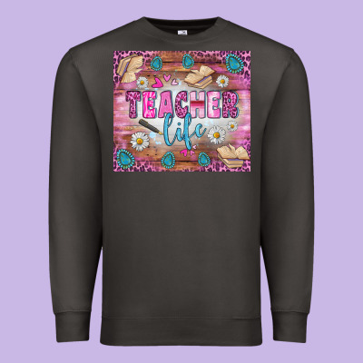 Teacher Life Tumbler Premium Sweatshirt Designed By Bundleandbundleshop