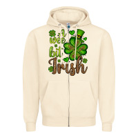Sandshell St. Patrick's A wee bit irish Zipper Hoodie - OliviaCreatesArt