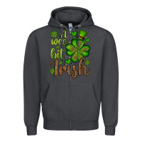 Smoke St. Patrick's A wee bit irish Zipper Hoodie - OliviaCreatesArt