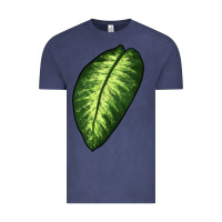 Vintage Denim Dumb Cane Leaf Vintage Tee - LillyAllenDesigns