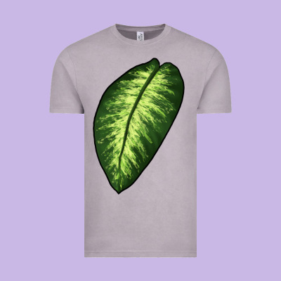 Dumb Cane Leaf Vintage Tee Designed By Lillyallendesigns