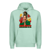 Seafoam Believe black woman Premium Hoodie - FaDigitalArtStudio