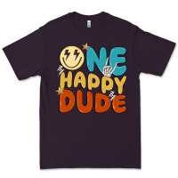 Plum one happy dude Premium Tee - MaliasSmallBusiness