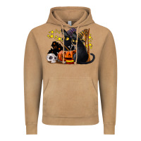 Vintage Camel halloween black cats Vintage Hoodie - LillyAllenDesigns