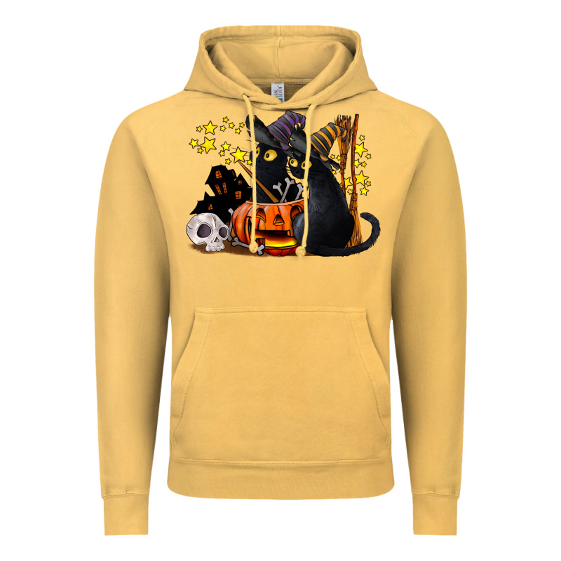 Halloween Black Cats Vintage Hoodie by LillyAllenDesigns | Teevron