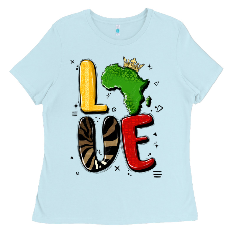Africa Love Ladies Tee by MaliasSmallBusiness | Teevron