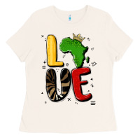 Bone africa love Ladies Tee - MaliasSmallBusiness