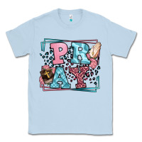 Dusty Blue Pray leopard frame Classic Tee - LillyAllenDesigns