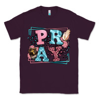 Plum Pray leopard frame Classic Tee - LillyAllenDesigns