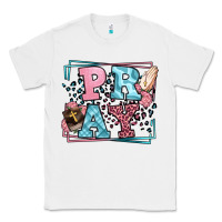 White Pray leopard frame Classic Tee - LillyAllenDesigns