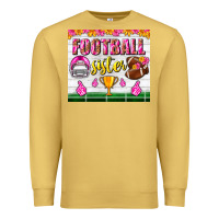 Antique Gold football sister tumbler Premium Sweatshirt - BundleAndBundleShop
