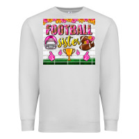 Dove Grey football sister tumbler Premium Sweatshirt - BundleAndBundleShop