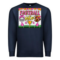 Navy football sister tumbler Premium Sweatshirt - BundleAndBundleShop
