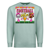 Seafoam football sister tumbler Premium Sweatshirt - BundleAndBundleShop