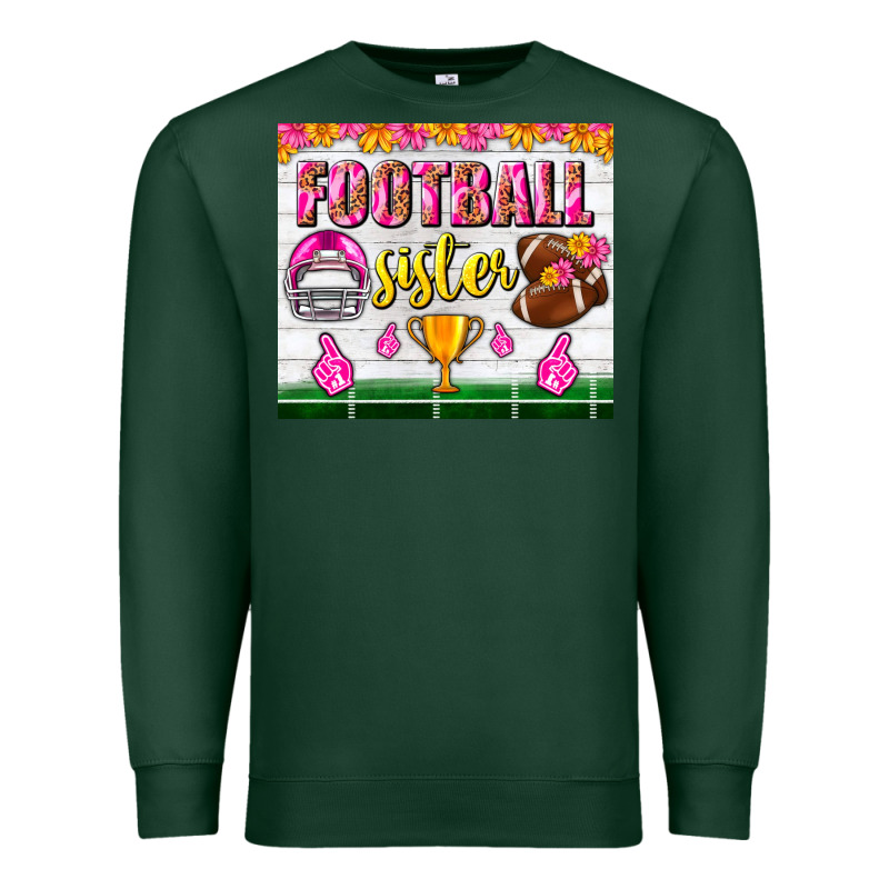 Football Sister Tumbler Premium Sweatshirt by BundleAndBundleShop | Teevron