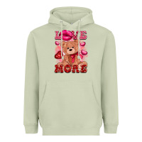 Matcha love more with toy bear Heavyweight Hoodie - FaDigitalArtStudio