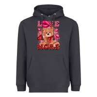 Smoke love more with toy bear Heavyweight Hoodie - FaDigitalArtStudio
