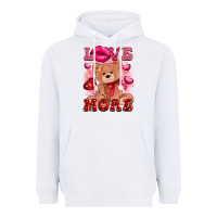 White love more with toy bear Heavyweight Hoodie - FaDigitalArtStudio