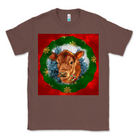 Chestnut christmas red angus calf head Classic Tee - LillyAllenDesigns