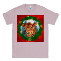 Lilac christmas red angus calf head Classic Tee - LillyAllenDesigns