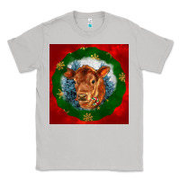 Moon Dust christmas red angus calf head Classic Tee - LillyAllenDesigns