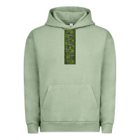 Pigment Oil Green zebra Urban Hoodie - LillyAllenDesigns