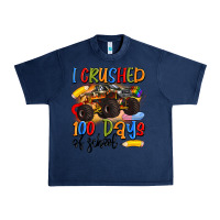 Navy i crushed 100 days of school Urban Heavy Tee - Artiststas
