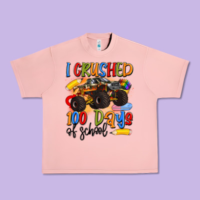 I Crushed 100 Days Of School Urban Heavy Tee Designed By Artiststas