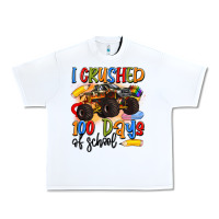 White i crushed 100 days of school Urban Heavy Tee - Artiststas