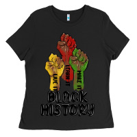 Black black history malia Ladies Tee - MaliasSmallBusiness