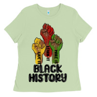 Matcha black history malia Ladies Tee - MaliasSmallBusiness