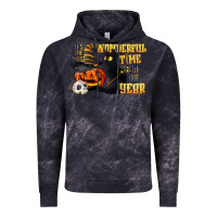 Cloud Black wonderful time of the year halloween Vintage Hoodie - LillyAllenDesigns
