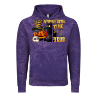 Cloud Purple wonderful time of the year halloween Vintage Hoodie - LillyAllenDesigns