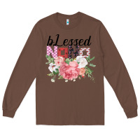 Chestnut Blessed Nana Gifts for Nana or Grandma Long Sleeve Tee - Bettercallsaul