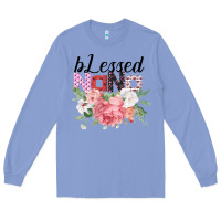 Colony Blue Blessed Nana Gifts for Nana or Grandma Long Sleeve Tee - Bettercallsaul