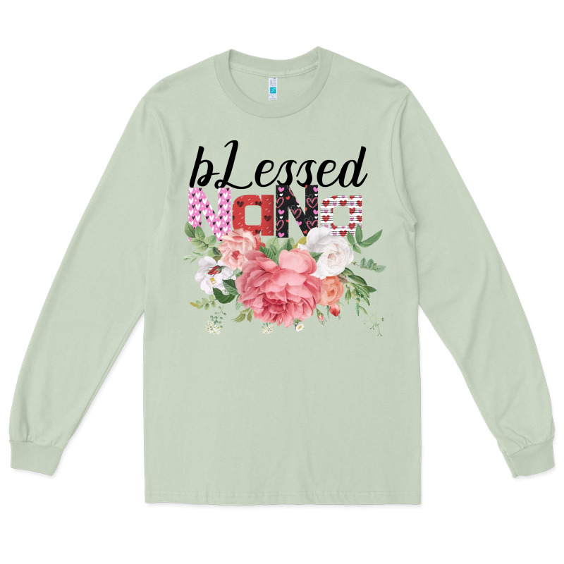 Blessed Nana Gifts For Nana Or Grandma Long Sleeve Tee by Bettercallsaul | Teevron