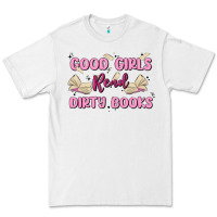 White good girls read dirty books Premium Tee - MaliasSmallBusiness