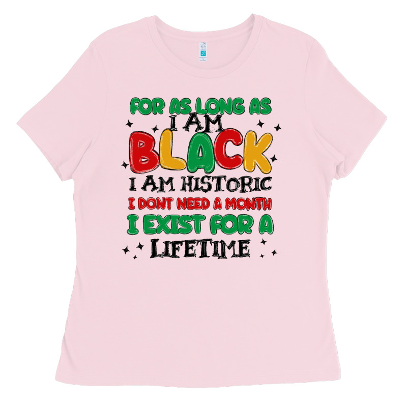 Black  Lifetime Ladies Tee by MaliasSmallBusiness | Teevron