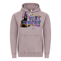 Vintage Zinc Stay Spooky With Black Cat Vintage Hoodie - LillyAllenDesigns