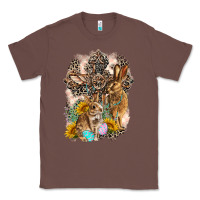 Chestnut Western Rabbit with Crosses Classic Tee - LillyAllenDesigns
