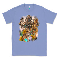 Colony Blue Western Rabbit with Crosses Classic Tee - LillyAllenDesigns