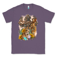 Lavender Western Rabbit with Crosses Classic Tee - LillyAllenDesigns