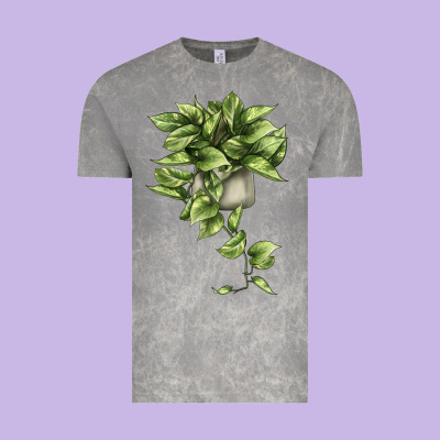 Golden Pothos Vintage Tee Designed By Lillyallendesigns