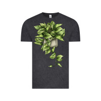Vintage Black Golden Pothos Vintage Tee - LillyAllenDesigns