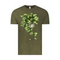 Vintage Olive Golden Pothos Vintage Tee - LillyAllenDesigns