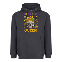 Smoke skull mardi gras queen Heavyweight Hoodie - FaDigitalArtStudio