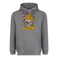Storm skull mardi gras queen Heavyweight Hoodie - FaDigitalArtStudio