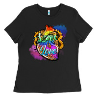 Black love is love pride Ladies Tee - Jasminsmagicworld