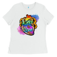 White love is love pride Ladies Tee - Jasminsmagicworld
