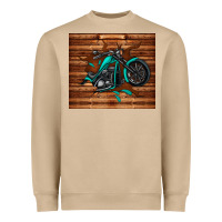 Mushroom woodgrain motorcycle Heavyweight Sweatshirt - TumblerDesignByShophia